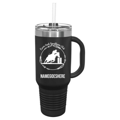 40oz Tumbler with Handle optional name included Thumbnail