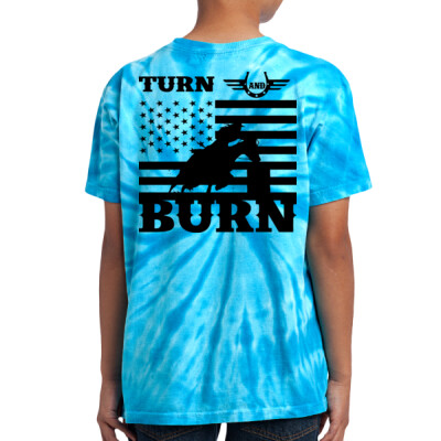 Youth Tie-Dye Shirt - watch me neigh neigh  2 Thumbnail
