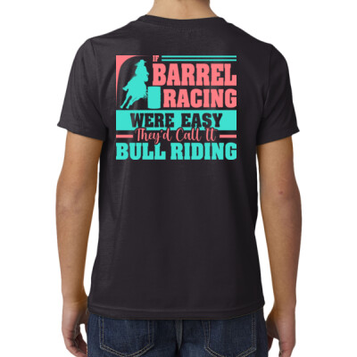 Youth cotton blend tee - Barrel Racing Thumbnail