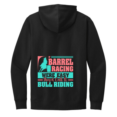 Adult Fleece Hoodie - Barrel Racing Thumbnail