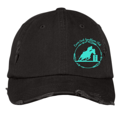 Distressed "Dad Hat" Buckle closure - printed logo Thumbnail